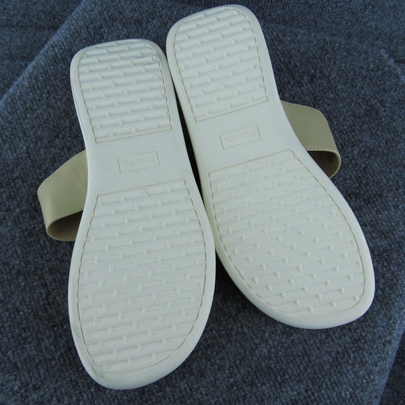 Kensie‎ Jipsy Women Slide Sandal Shoes Beige Synthetic Size 8 Medium - Picture 8 of 10
